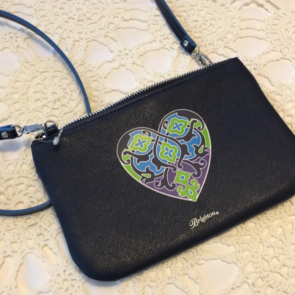 New Brighton cross body heart handbag